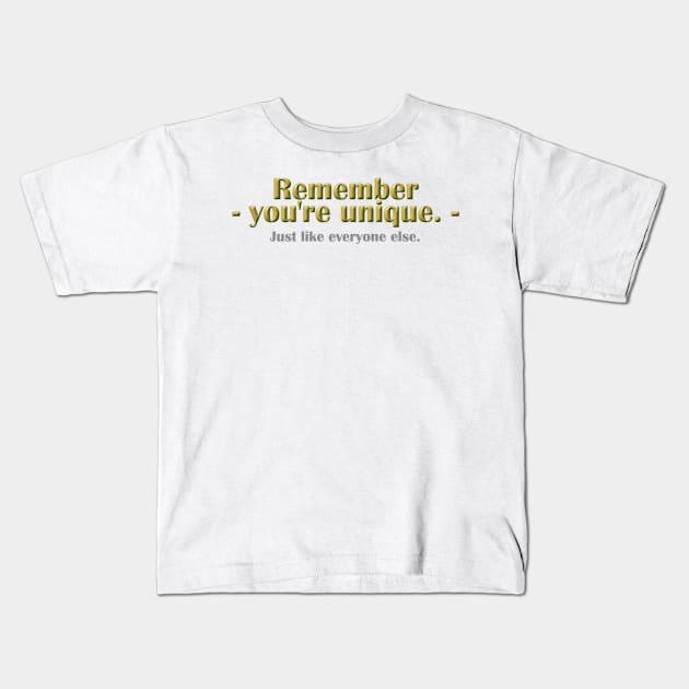 unique Kids T-Shirt by the Mad Artist